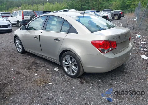 2012 Chevrolet Cruze Ltz из США, поврежденный, VIN 1G1PH5SC6C7117954